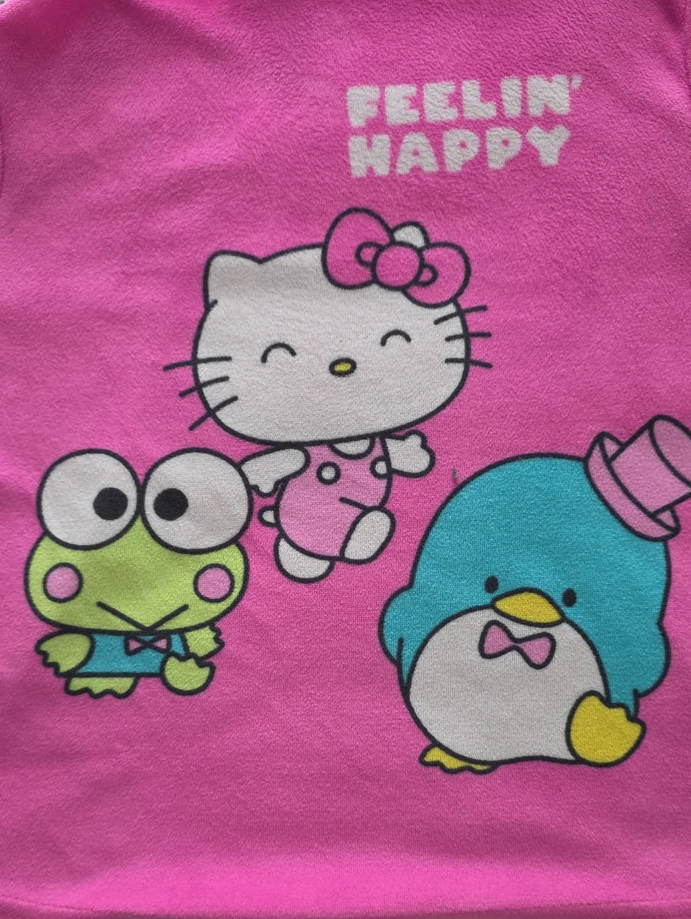 Hello Kitty & Friends by Sanrio Graphic Pajama Top Girls S 6/6X